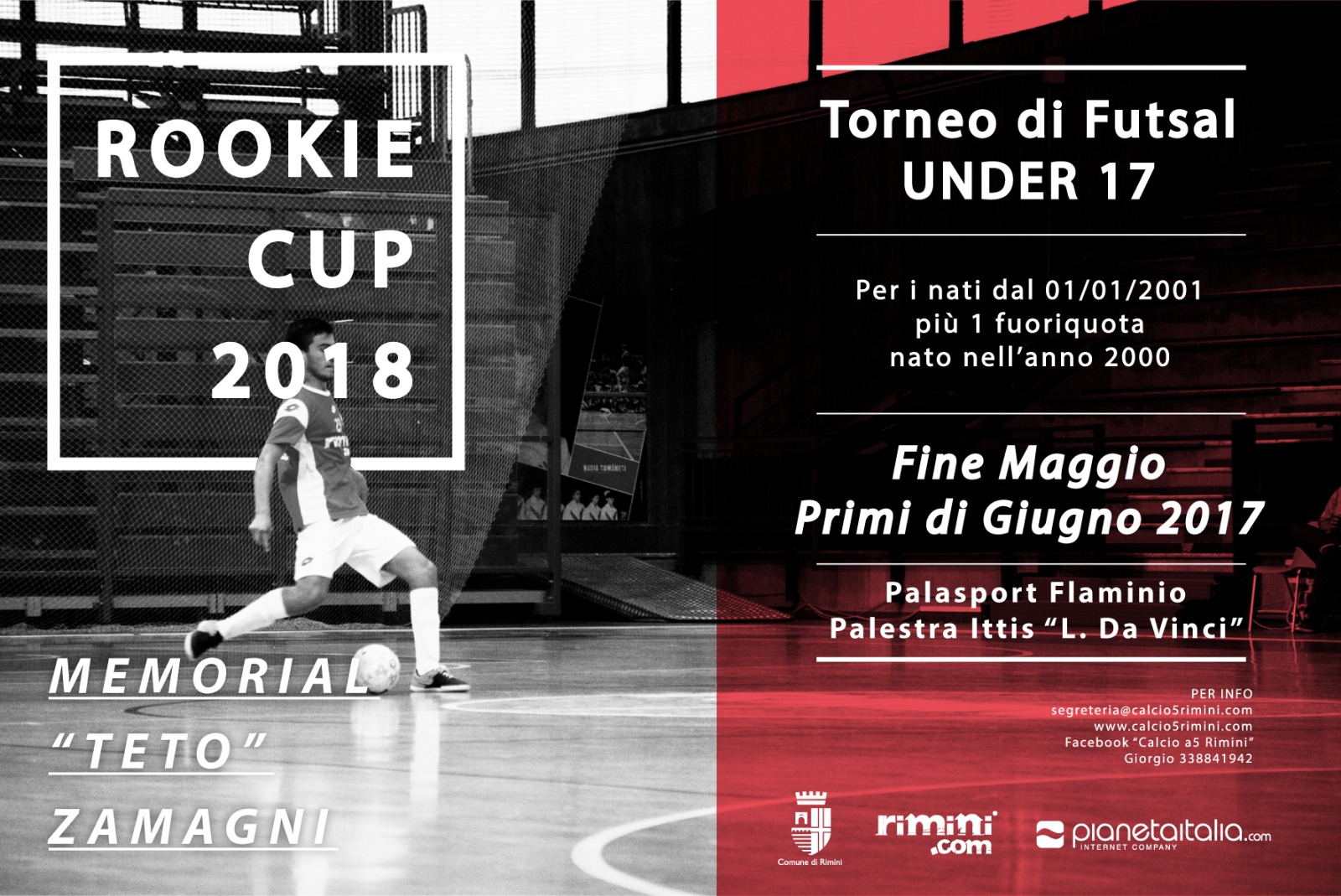 QUINTA EDIZIONE DELLA ROOKIE CUP E SECONDO MEMORIAL STEFANO ZAMAGNI: SI INIZIA LUNEDÌ