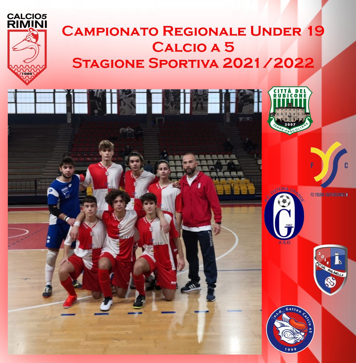 Rimini Under19 straripante: vittoria contro il CdR per 6-2